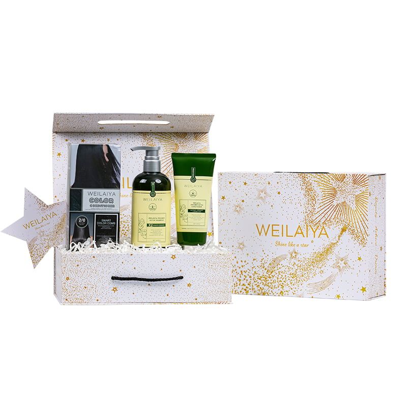  Set hộp quà Sao 1 cặp gừng detox + 1 Phủ màu dưỡng tóc 