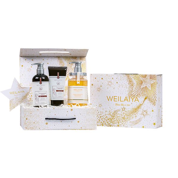  Set hộp quà Sao 1 cặp gừng thảo mộc + 1 Sữa tắm trắng da 