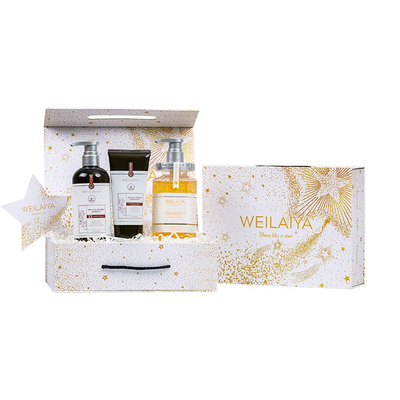  Set hộp quà Sao 1 cặp gừng thảo mộc + 1 Sữa tắm trắng da 