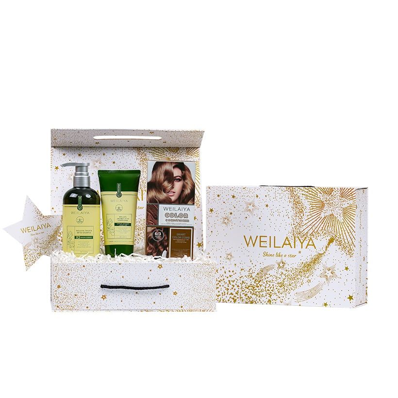  Set hộp quà Sao 1 cặp gừng detox + 1 Phủ màu dưỡng tóc 