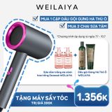  [TẶNG MÁY SẤY] Combo 2 chai sữa tắm cánh hoa hồng Damask 450mlx2 + 1 cặp gội xả gừng Hà thủ ô ngăn rụng tóc Weilaiya 