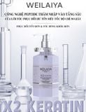  Hấp đa tầng phục hồi liên kết tóc Weilaiya X2 Keratin 450ml 