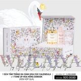  Hộp quà thiên nga 1 sữa tắm hoa cúc + Kem body 