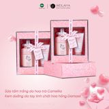  Hộp quà PINK ROSE 1 sữa tắm hoa trà + Kem tay 