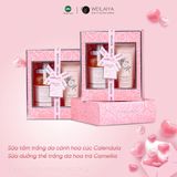  Hộp quà PINK ROSE 1 sữa tắm hoa cúc Calendula + Body lotion 