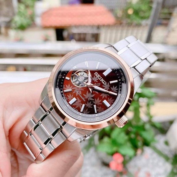 ĐỒNG HỒ NAM SEIKO AUTOMATIC RED DIAL SCVE056 – Beauwatch Đồng Hồ Xách Tay  Authentic Mỹ