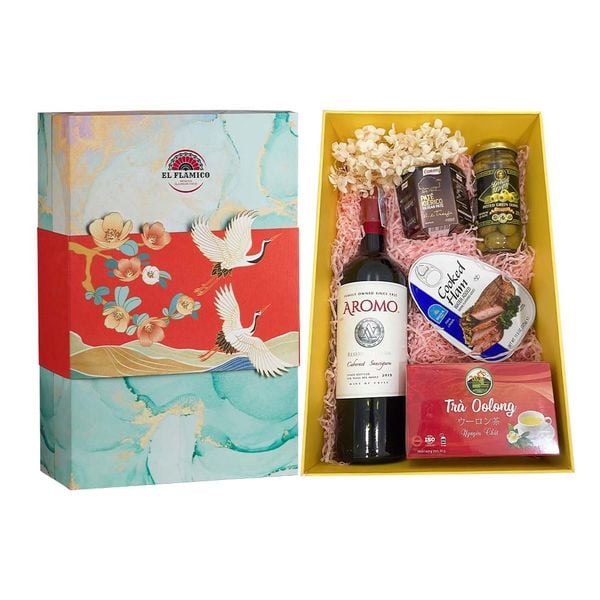 Hộp Hamper Vân Cẩm Thạch 2024 06
