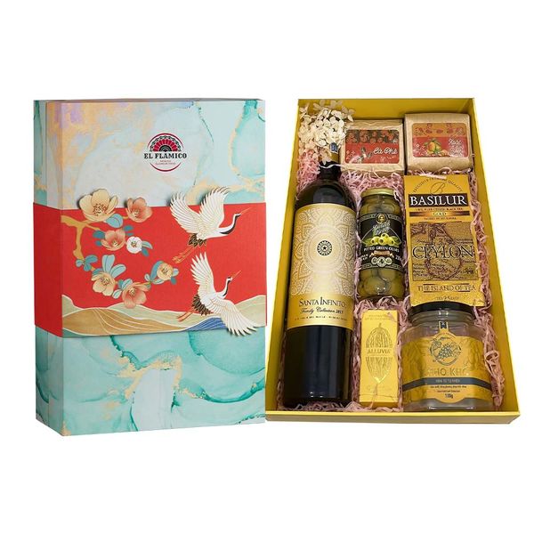 Hộp Hamper Vân Cẩm Thạch 2024 08