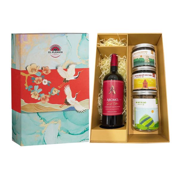Hộp Hamper Vân Cẩm Thạch 2025 02