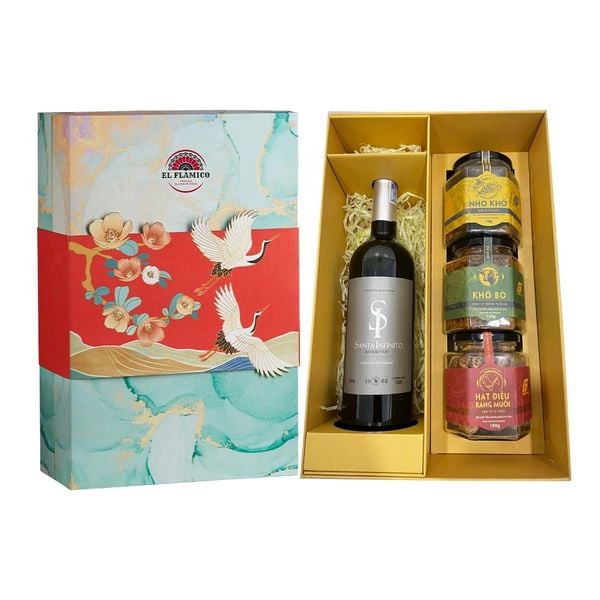 Hộp Hamper Vân Cẩm Thạch 2024 03