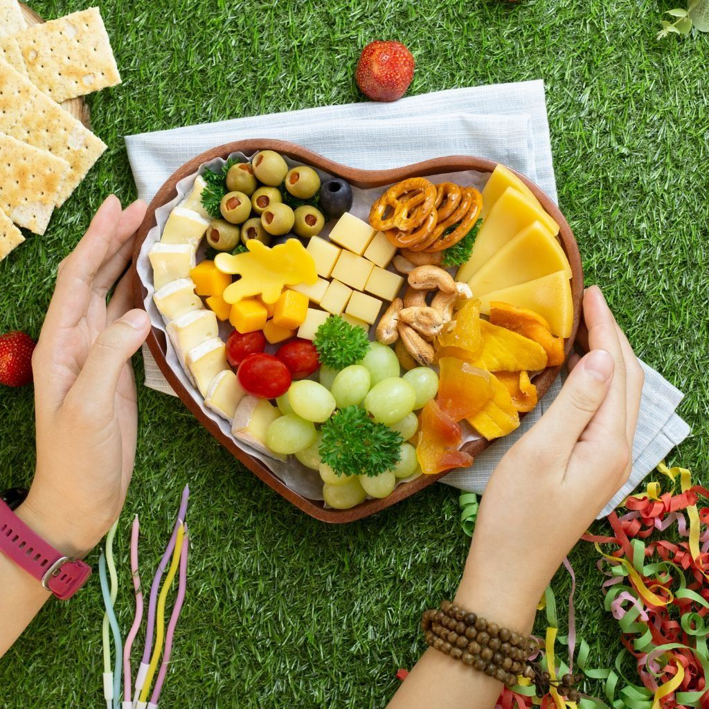 Lover's Cheese Charcuterie Board Khay Gỗ Đặc Biệt - Cold Cuts Cheese Only