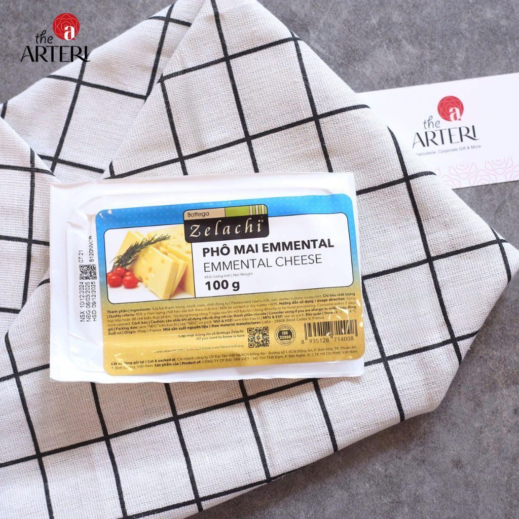 Phô Mai Emmental Bottega Zelachi 100g