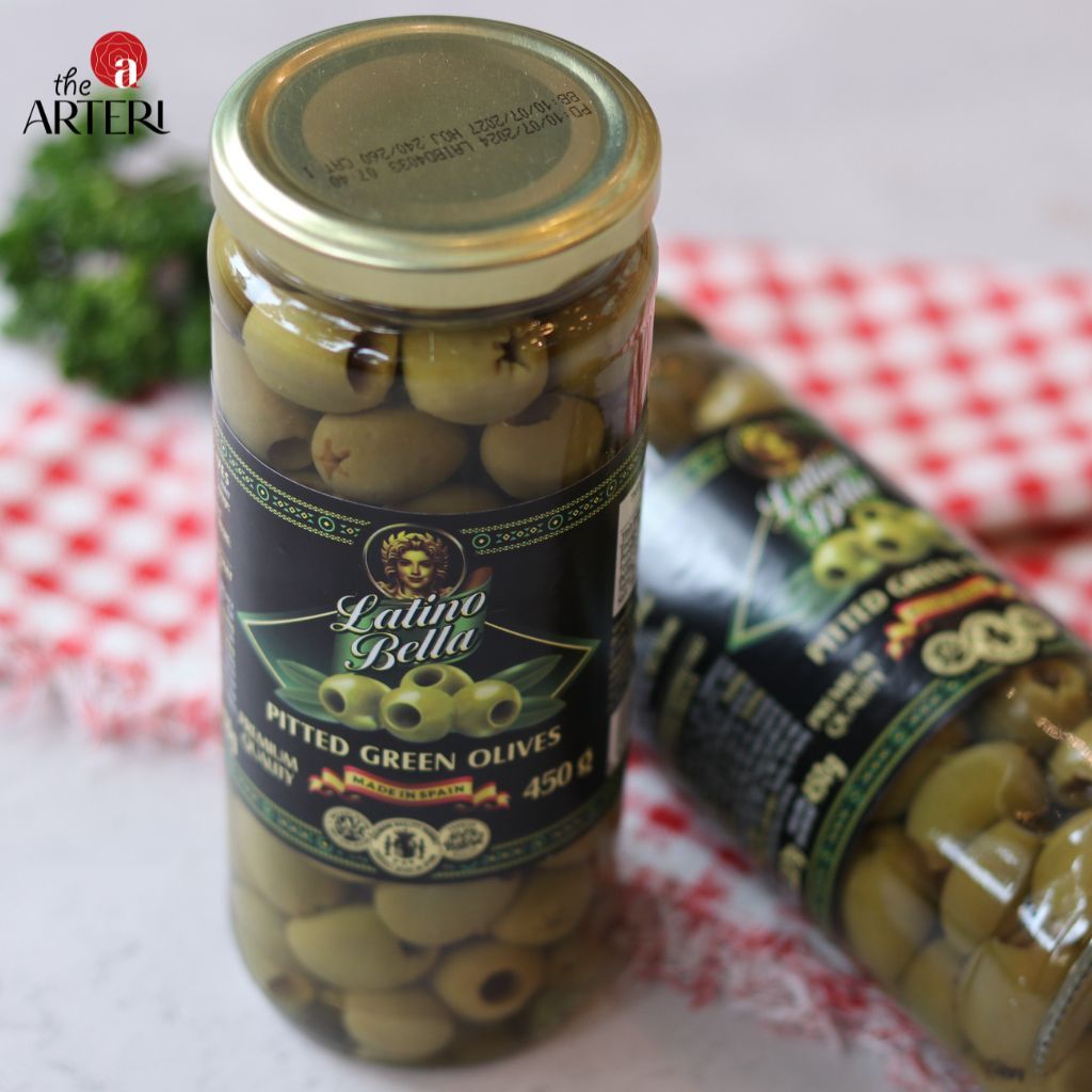 Trái Oliu Xanh Không Hạt Latino Bella 450g
