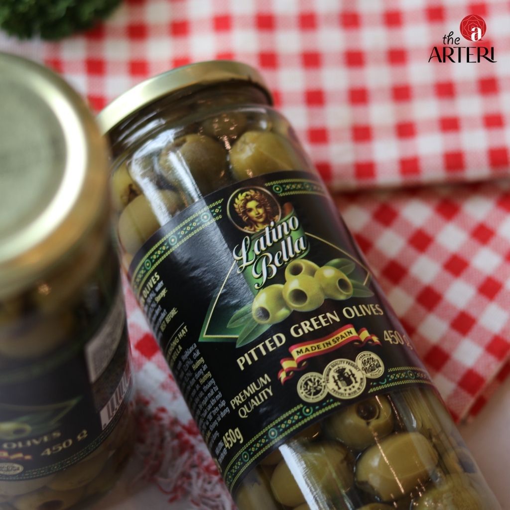 Trái Oliu Xanh Không Hạt Latino Bella 450g