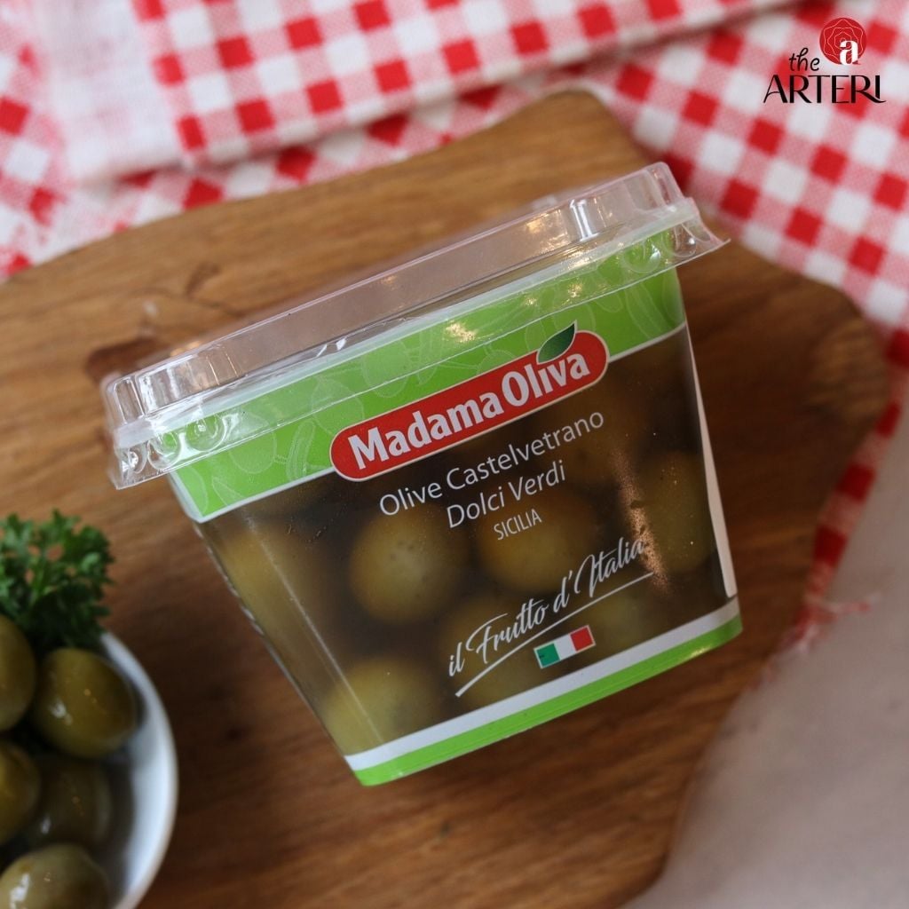 Trái Oliu Xanh Castelvetrano Ngâm Muối Madama Oliva 250g