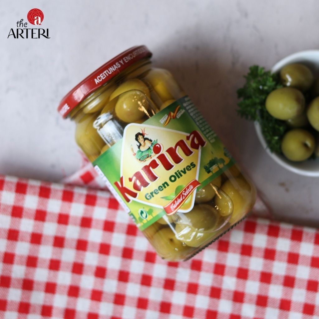 Trái Oliu Xanh Nguyên Hạt Karina 360g