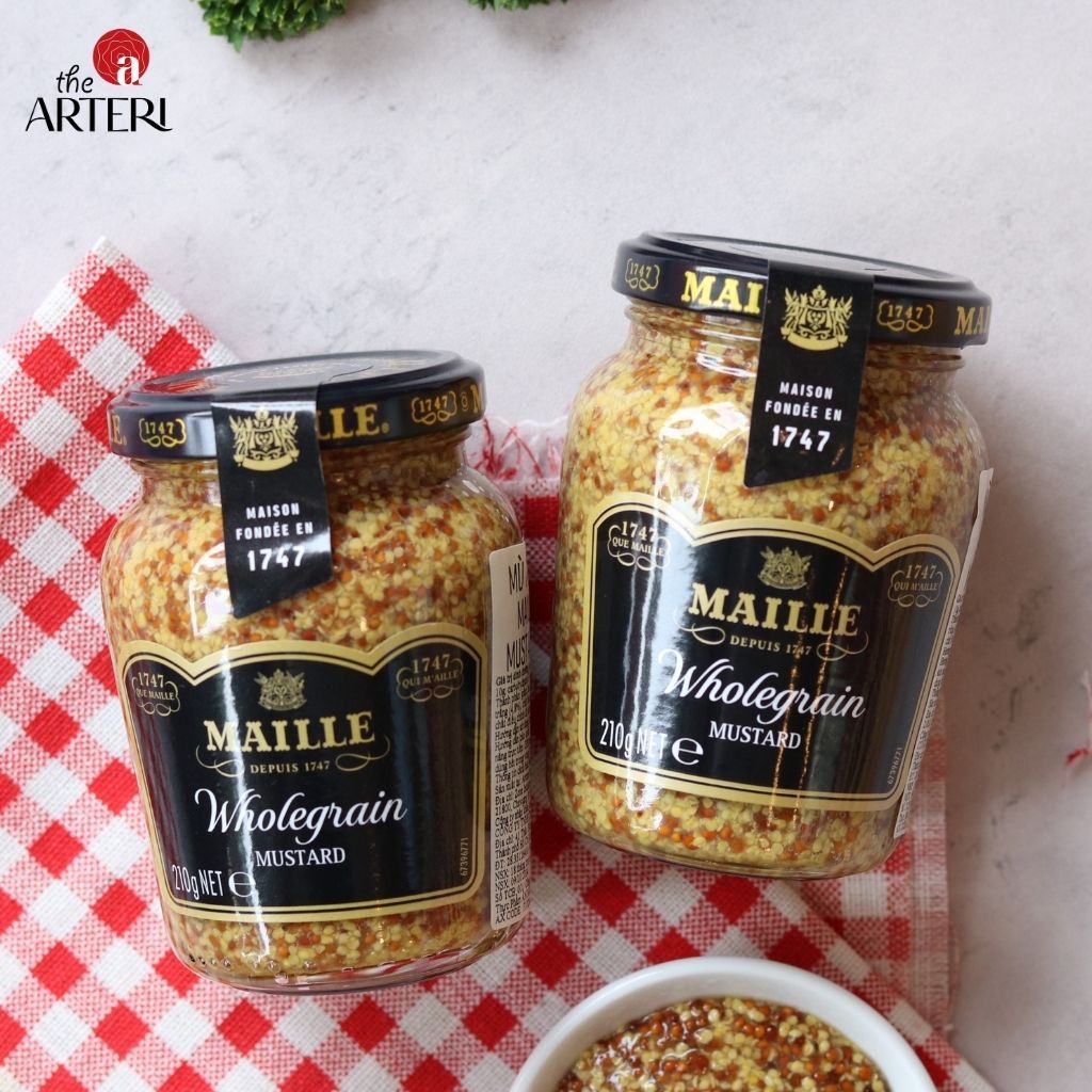 Mù Tạt Nguyên Hạt Maille 215g