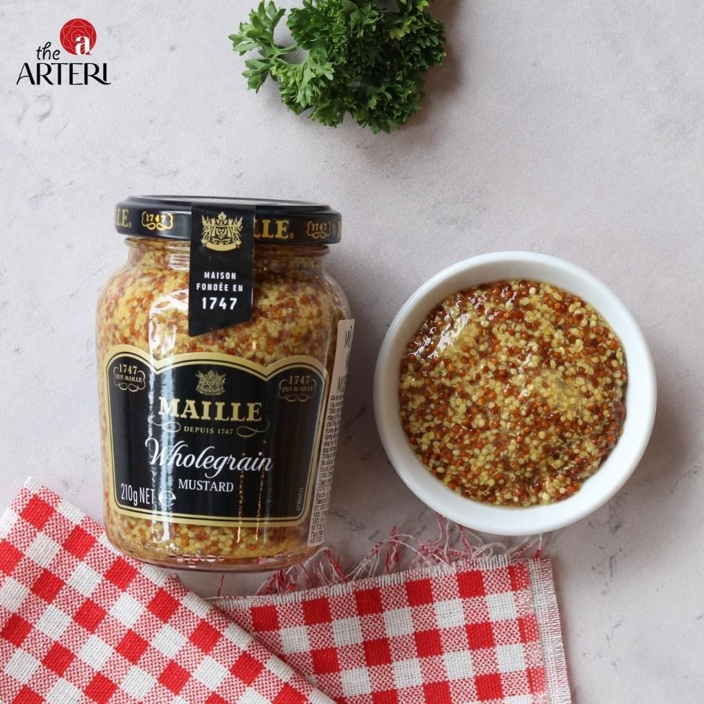Mù Tạt Nguyên Hạt Maille 215g