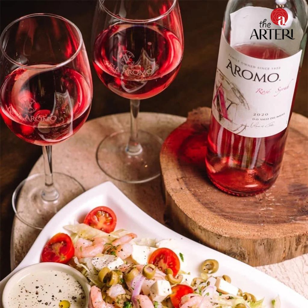 Rượu Vang Hồng Aromo Rosé Syrah 750ml Vang Chile Viña Aromo
