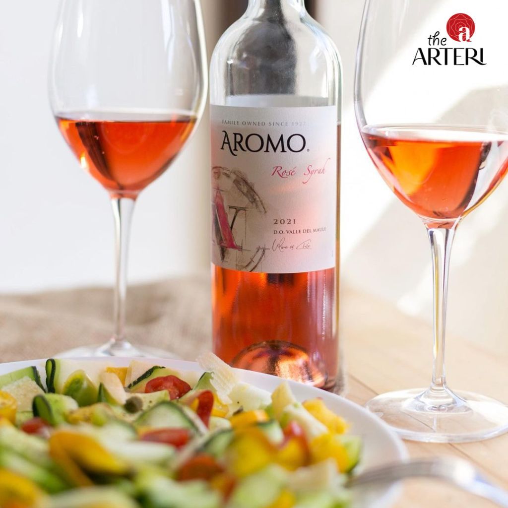 Rượu Vang Hồng Aromo Rosé Syrah 750ml Vang Chile Viña Aromo