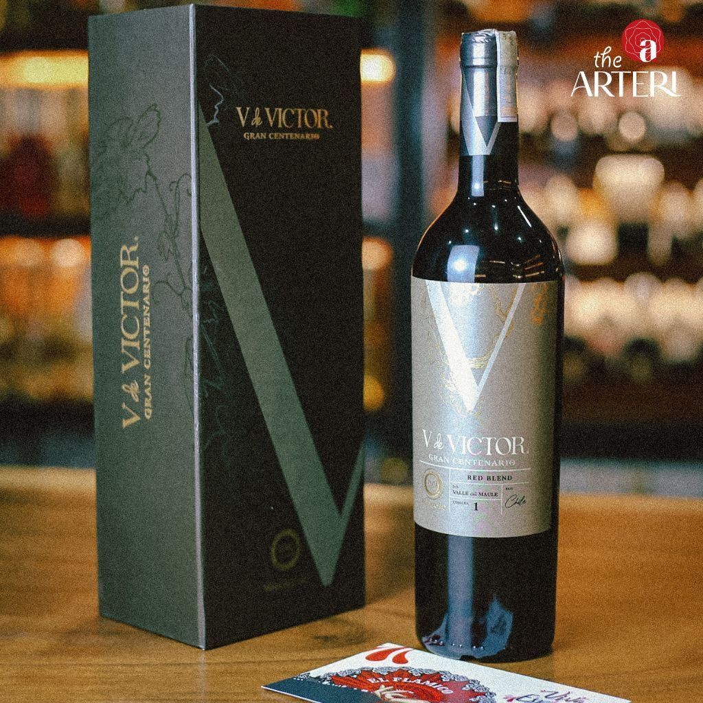 Rượu Vang Đỏ V de Víctor Gran Centenario Blend 750ml Vang Chile Viña Aromo