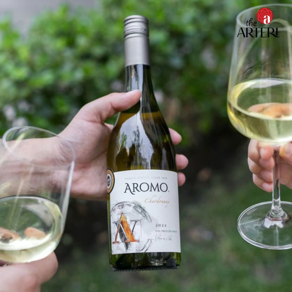 Rượu Vang Trắng Aromo Chardonnay 750ml Vang Chile Viña Aromo
