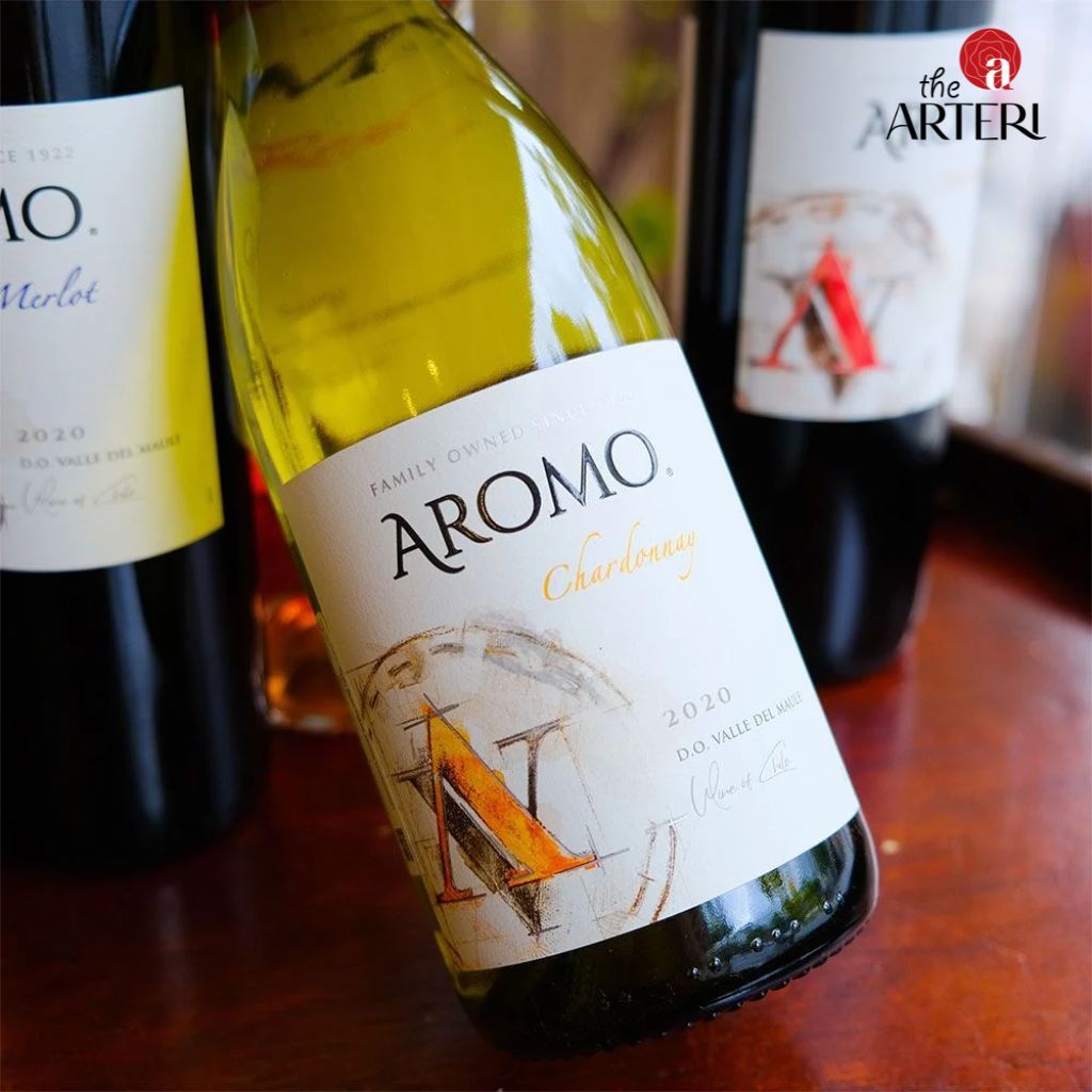 Rượu Vang Trắng Aromo Chardonnay 750ml Vang Chile Viña Aromo