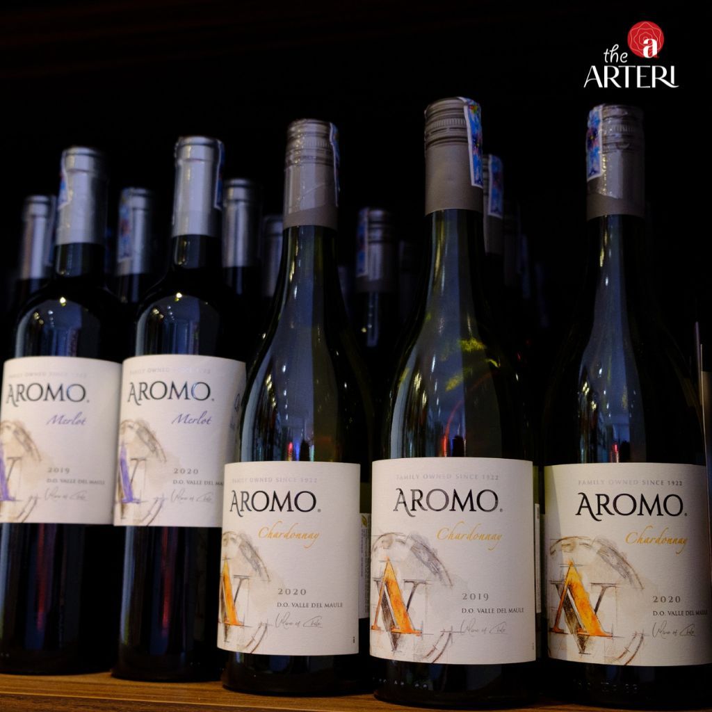 Rượu Vang Trắng Aromo Chardonnay 750ml Vang Chile Viña Aromo