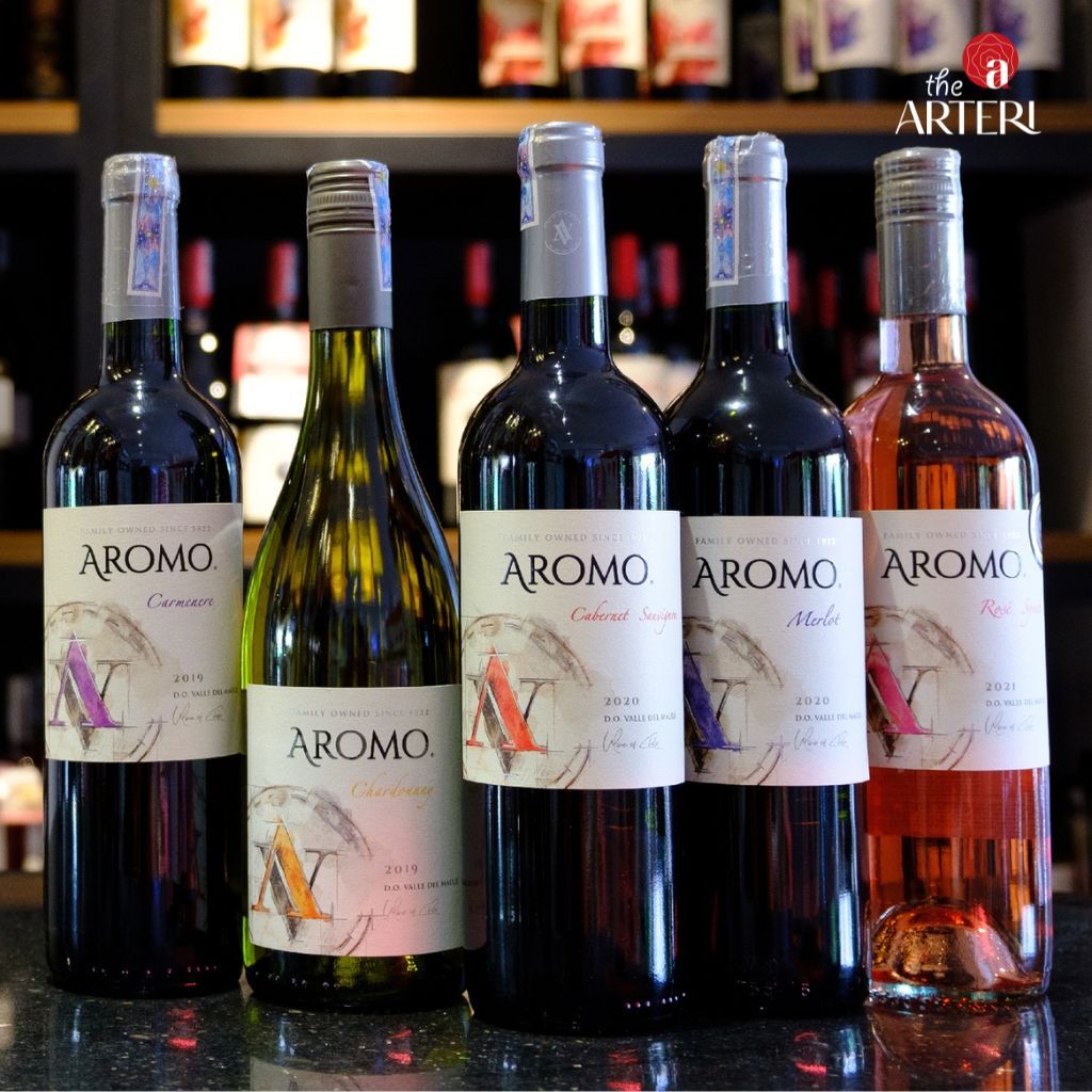 Rượu Vang Trắng Aromo Chardonnay 750ml Vang Chile Viña Aromo