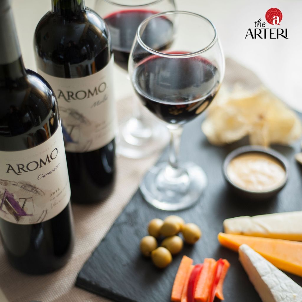 Rượu Vang Đỏ Aromo Carmenere 750ml Vang Chile Viña Aromo