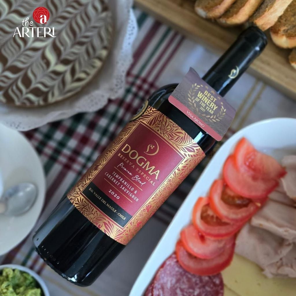 Rượu Vang Đỏ Dogma Gran Reserva Tempranillo & Cabernet Sauvignon 750ml Vang Chile Viña Aromo