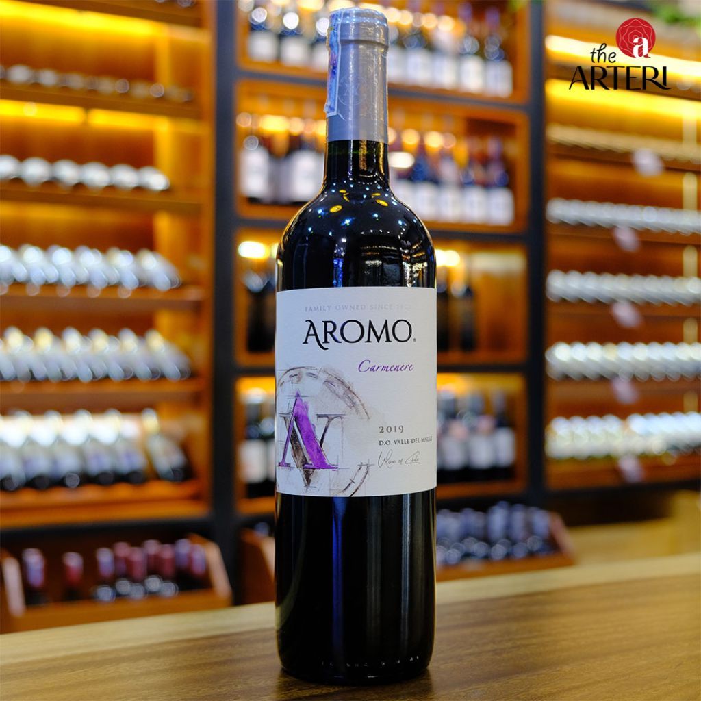 Rượu Vang Đỏ Aromo Carmenere 750ml Vang Chile Viña Aromo
