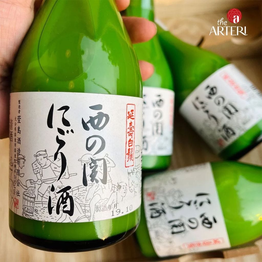 Rượu Sake Nishino Seki Nigori Zake (15%) 300ml
