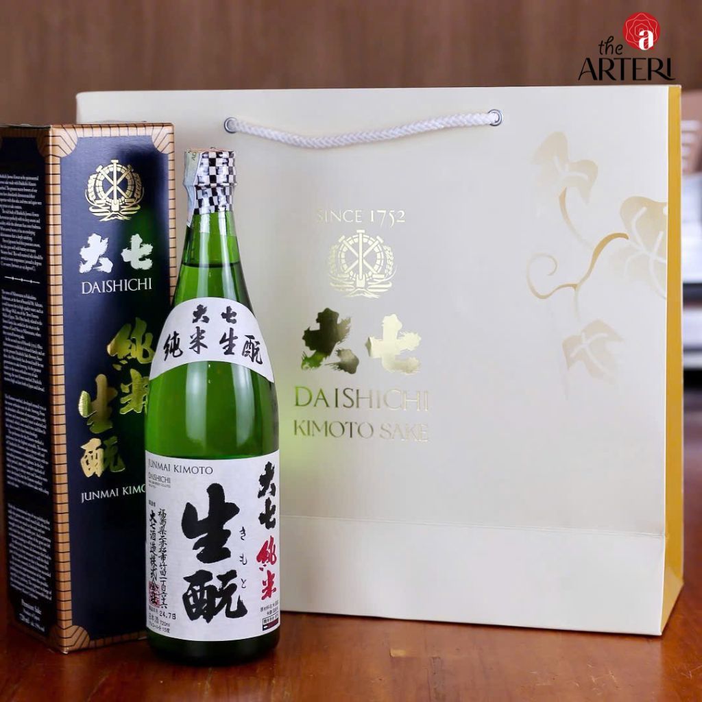 Rượu Sake Kimoto Daishichi Junmai Kimoto 15% 720ml