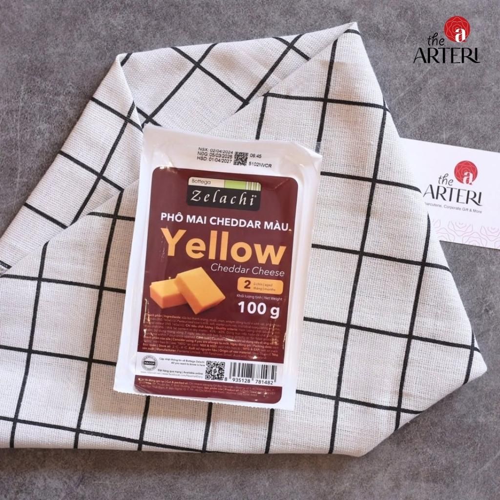 Phô Mai Cheddar Màu Bottega Zelachi 100g