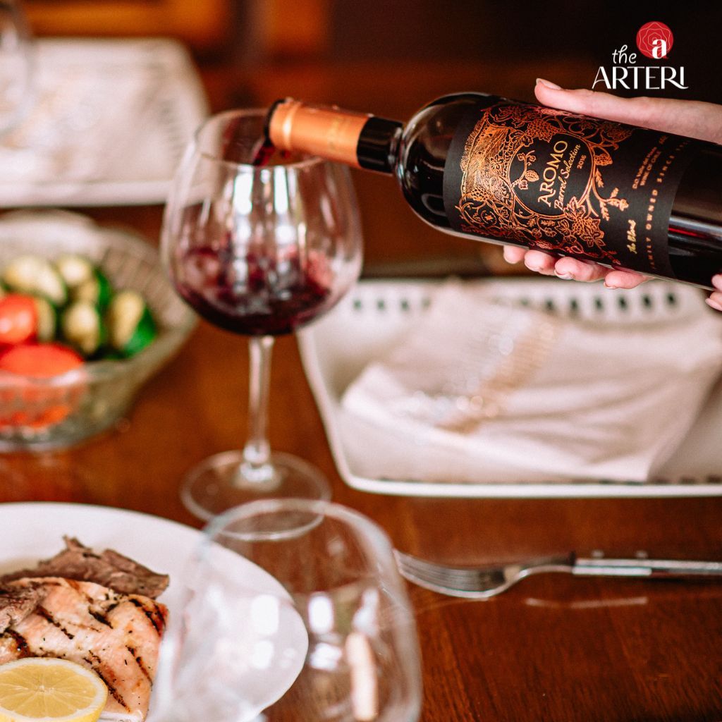 Rượu Vang Đỏ Aromo Barrel Selection The Blend 750ml Vang Chile Viña Aromo