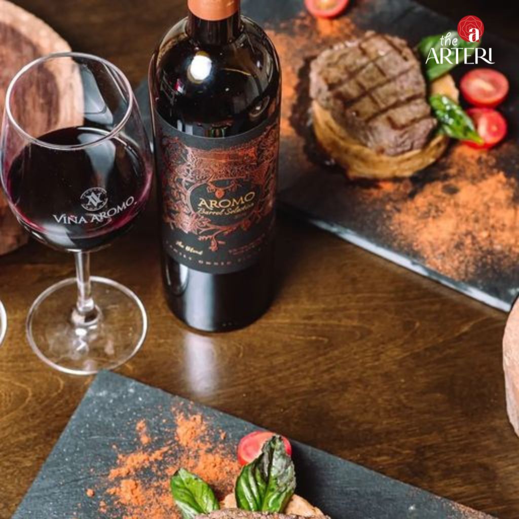 Rượu Vang Đỏ Aromo Barrel Selection The Blend 750ml Vang Chile Viña Aromo
