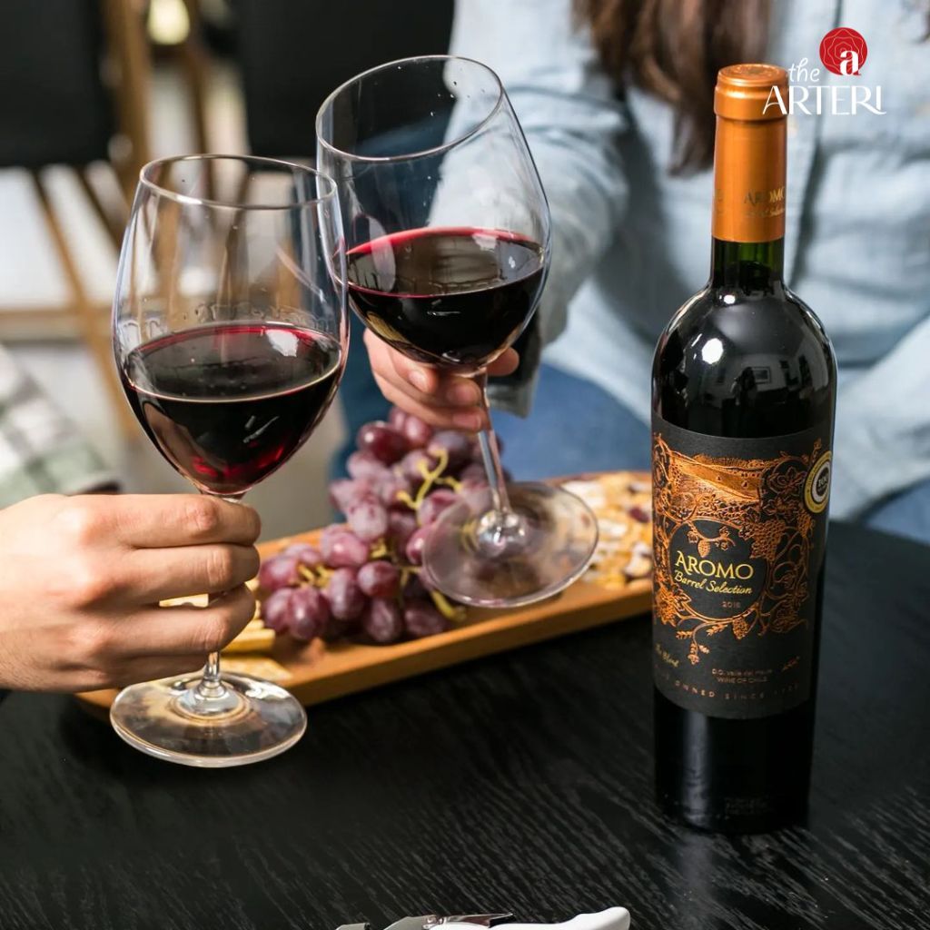 Rượu Vang Đỏ Aromo Barrel Selection The Blend 750ml Vang Chile Viña Aromo