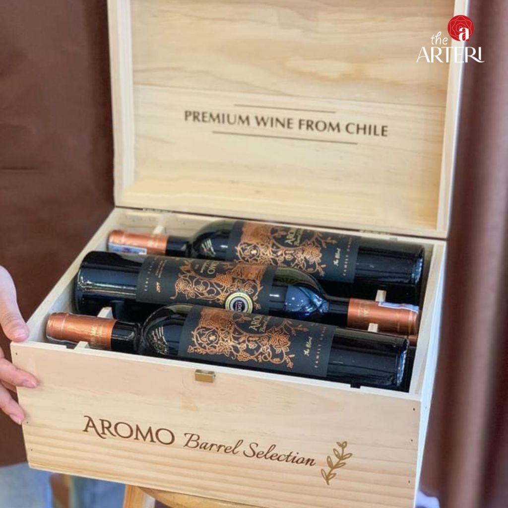 Rượu Vang Đỏ Aromo Barrel Selection The Blend 750ml Vang Chile Viña Aromo
