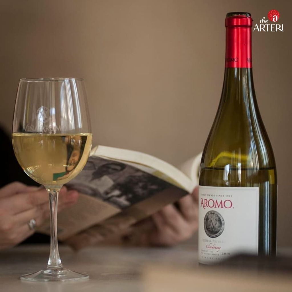 Rượu Vang Trắng Aromo Reserva Privada Chardonnay 750ml Vang Chile Viña Aromo