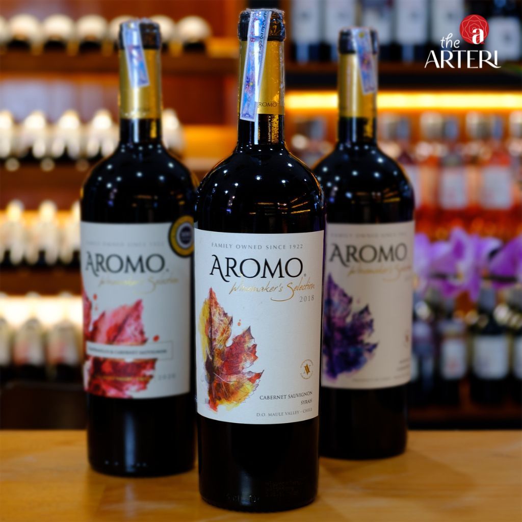 Rượu Vang Đỏ Aromo Winemaker's Selection Cabernet Sauvignon & Syrah 750ml Vang Chile Viña Aromo