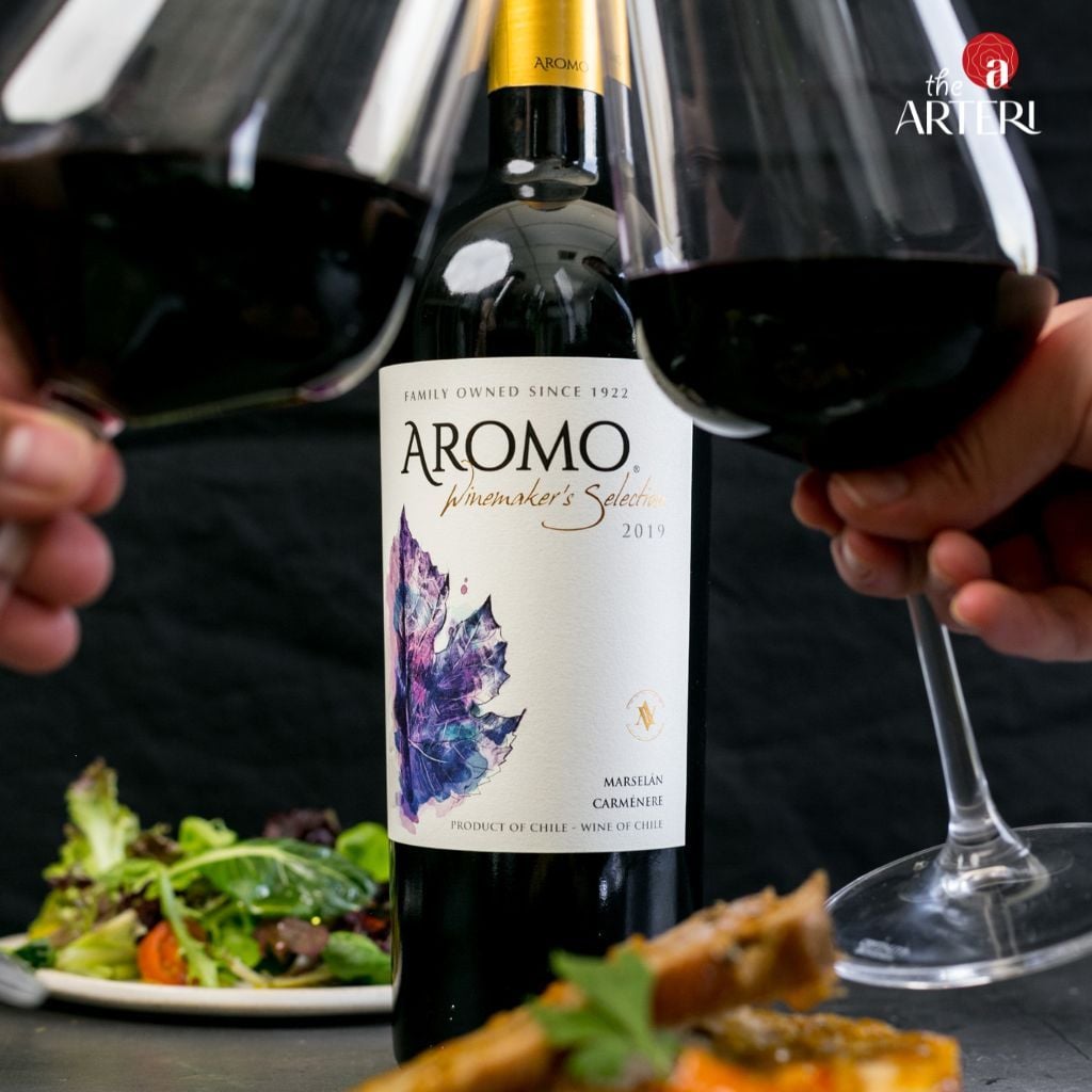 Rượu Vang Đỏ Aromo Winemaker's Selection Marselan & Carmenere 750ml Vang Chile Viña Aromo