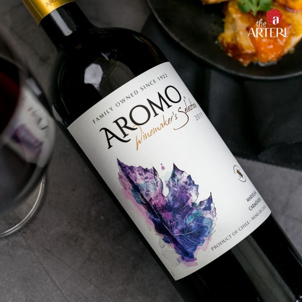 Rượu Vang Đỏ Aromo Winemaker's Selection Marselan & Carmenere 750ml Vang Chile Viña Aromo