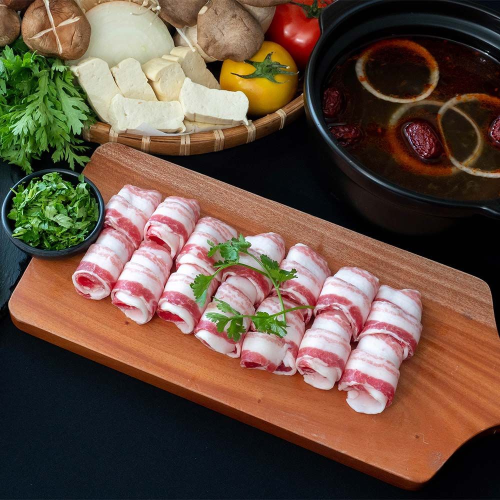 Thịt Heo Đen Iberico Ba Rọi Cuộn 300g