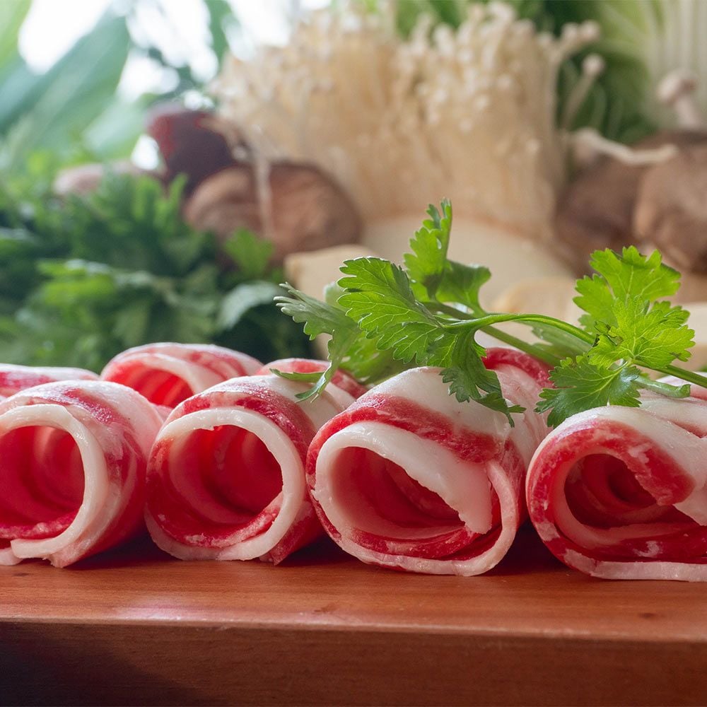 Thịt Heo Đen Iberico Ba Rọi Cuộn 300g