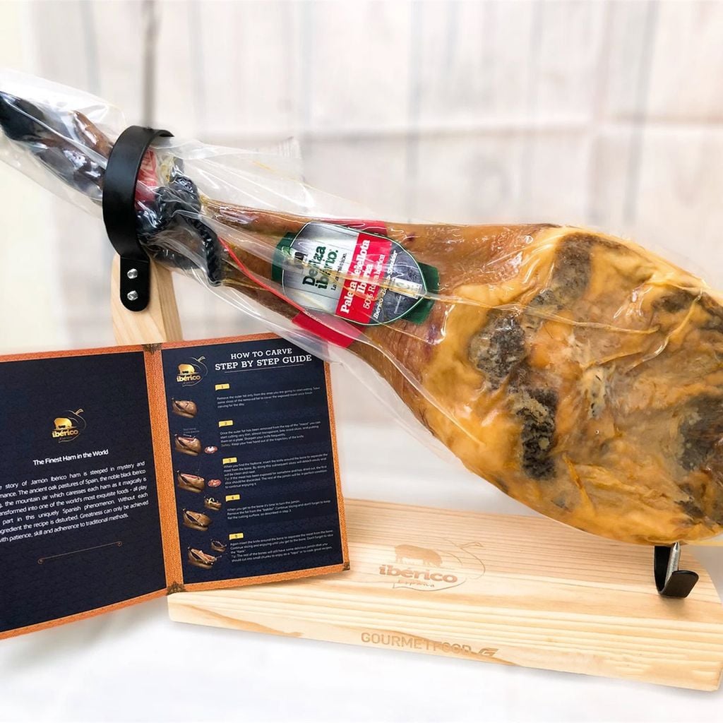 Đùi trước Iberico Bellota có xương 36 tháng DeRaza