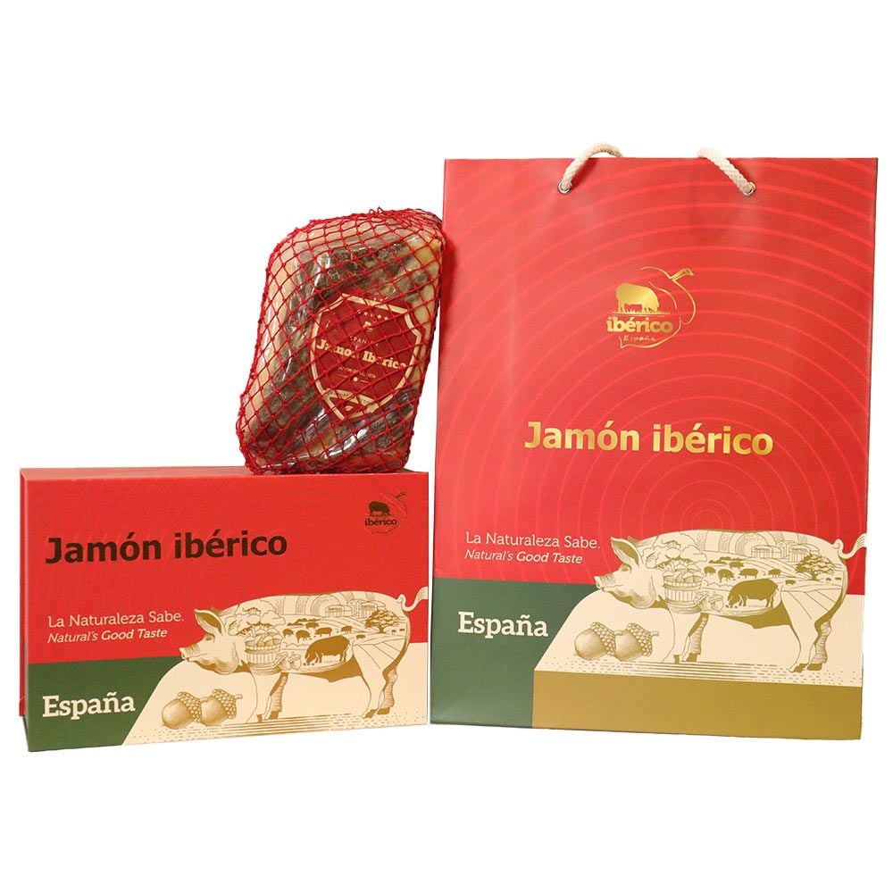 Đùi Trước Heo Muối Iberico Bellota 36 Tháng Không Xương Nguyên Khối DeRaza