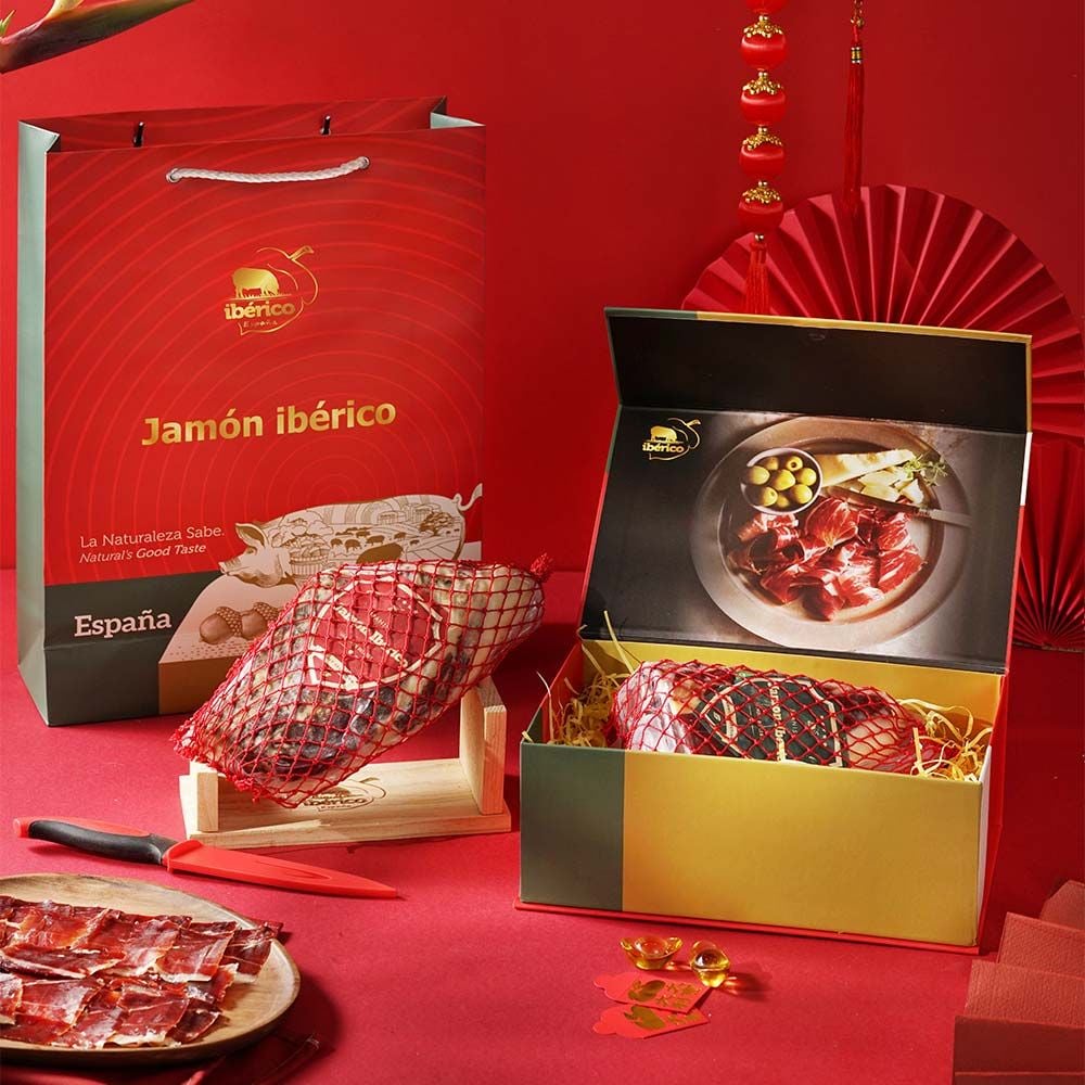 Đùi Trước Heo Muối Iberico Bellota 36 Tháng Không Xương Nguyên Khối DeRaza