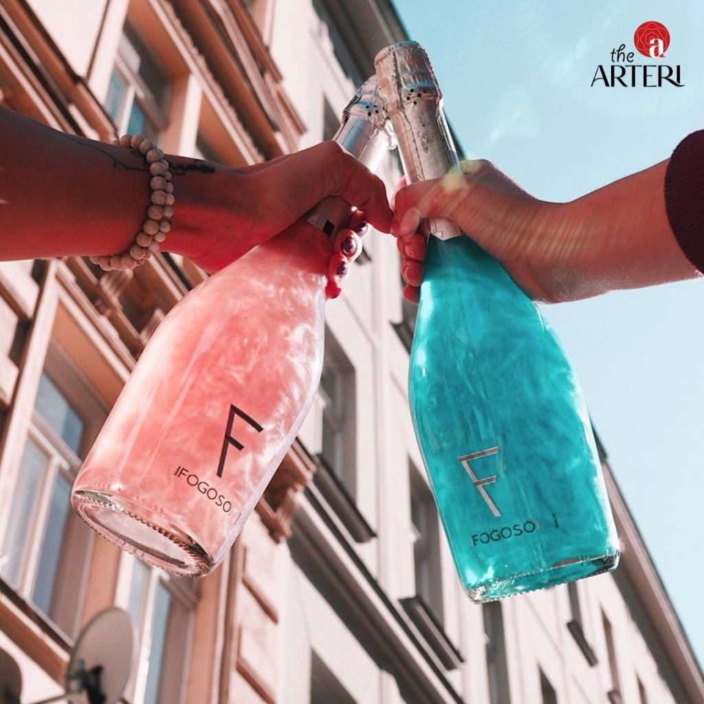 Rượu Vang Sủi Sparkling Fogoso Azul 5.5% 750ml Vang Tây Ban Nha Bodegas Verdúguez