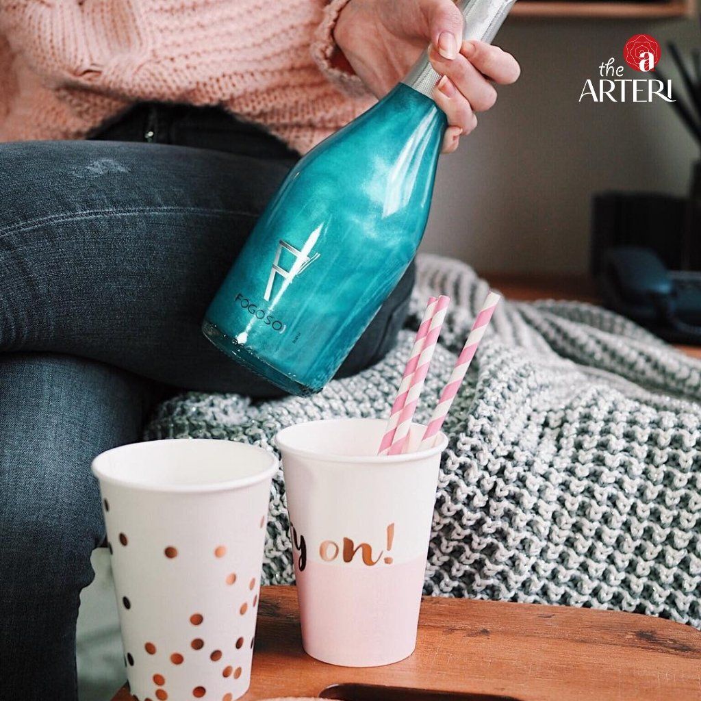 Rượu Vang Sủi Sparkling Fogoso Azul 5.5% 750ml Vang Tây Ban Nha Bodegas Verdúguez